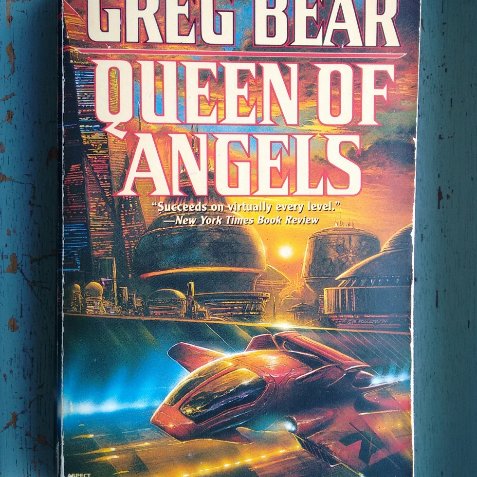cover of Queen of Angels by Greg Bear 1991